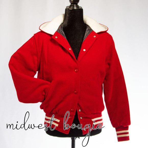 Holloway Jackets & Coats Red Holloway Original College Varsity